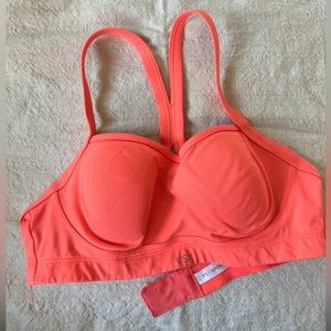 Neon pink/coral VSX Sport bra size 36B w/underwire&slight padding in great shape